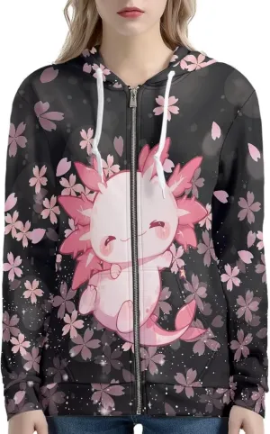 Zip Up Hoodie for Women Jacket