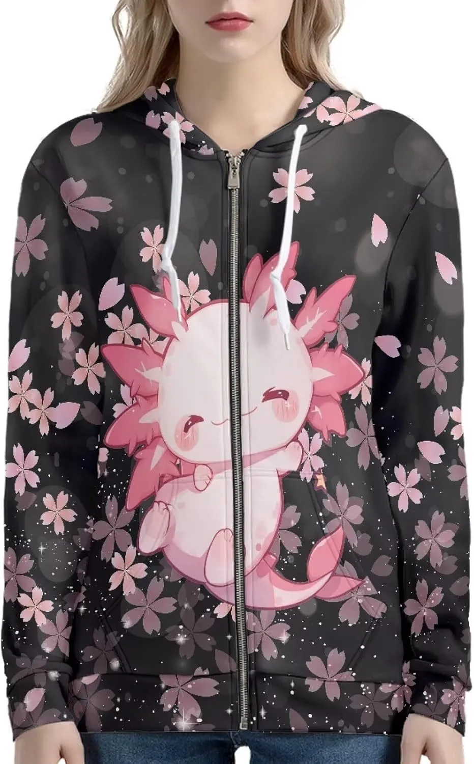 Zip Up Hoodie for Women Jacket