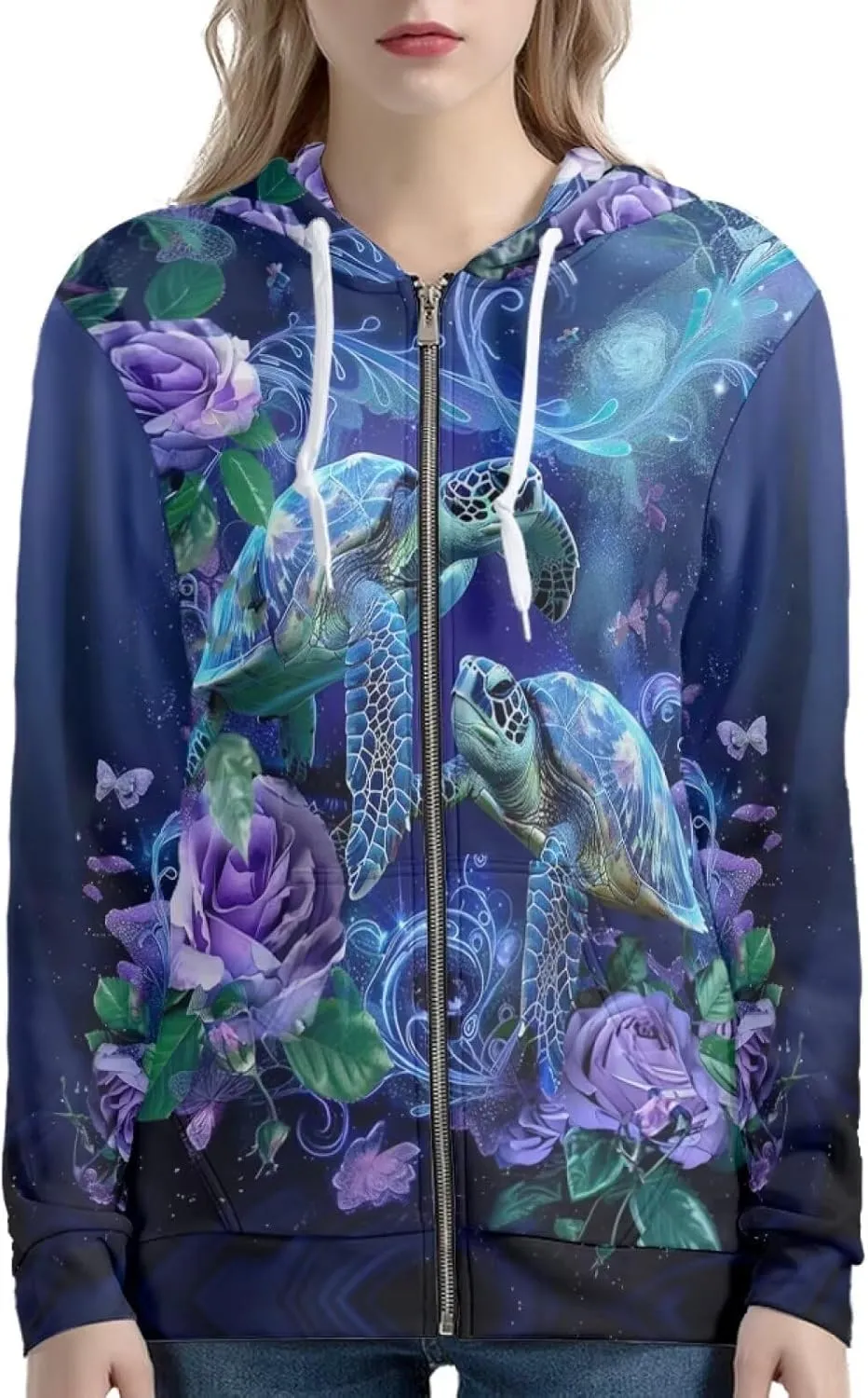Zip Up Hoodie for Women Jacket