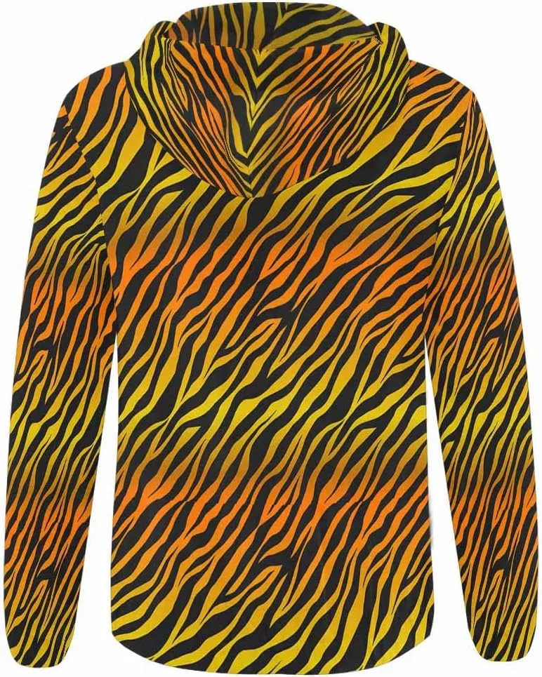Zip Up Hoodie Women Animal Pattern Women'S Zip Up Hoodie Long Sleeve Hooded Sweatshirts Pockets Jacket Coat