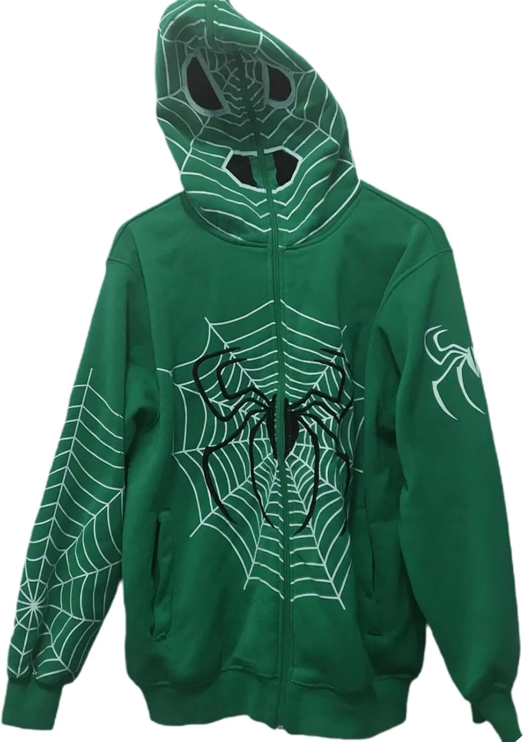 ZKXYFFS Womens Rhinestone Hoodies Y2k Gothic Punk Full Zip Up Over Hoodies Graphic Printed Sweatshirt Cute Oversized Jacket