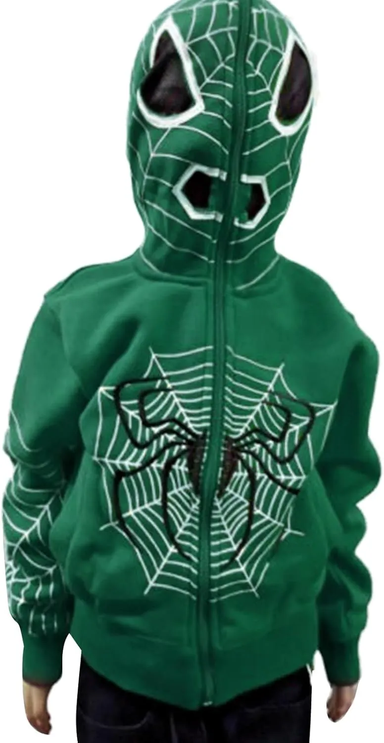 ZKXYFFS Womens Rhinestone Hoodies Y2k Gothic Punk Full Zip Up Over Hoodies Graphic Printed Sweatshirt Cute Oversized Jacket