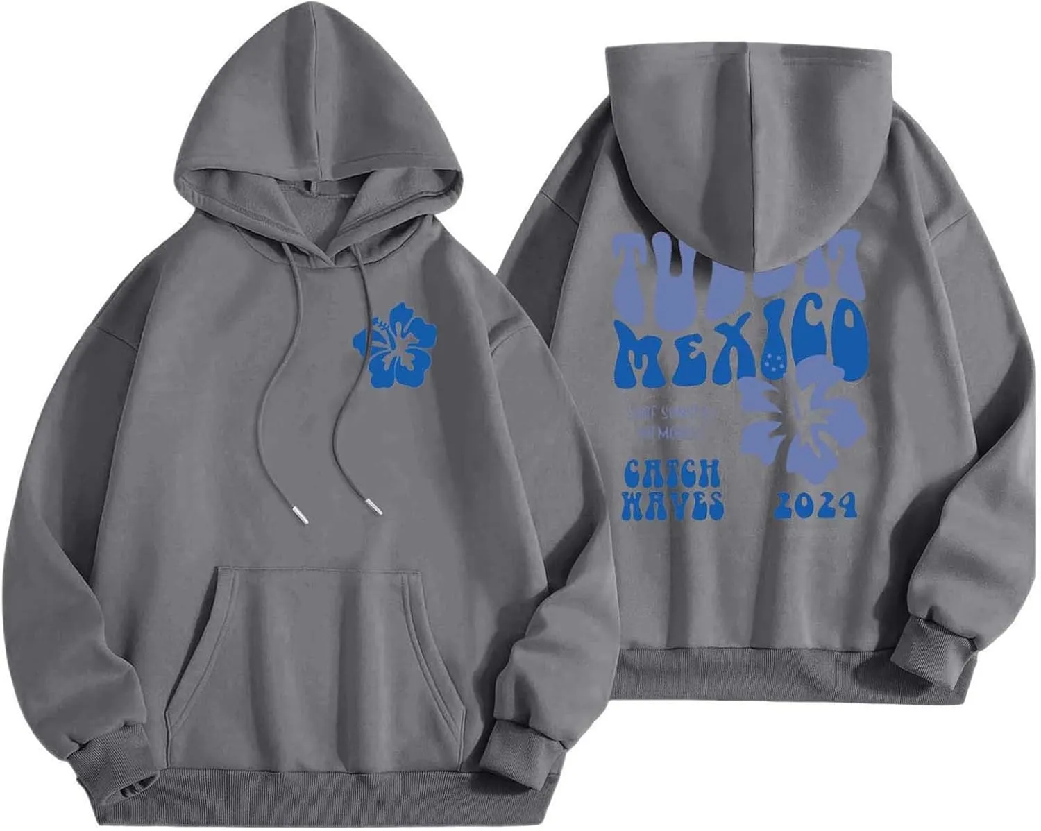 ZYXTIM Women's Y2K Sweatshirts Oversize Funny Printed Letter Graphic Preppy Hoodies Plus Size Casual Workout Party Shirts